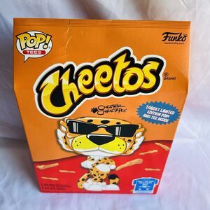 Funko Pop Cheetos Chester Cheetah Collector's Box Vinyl Figure T Shirt Medium